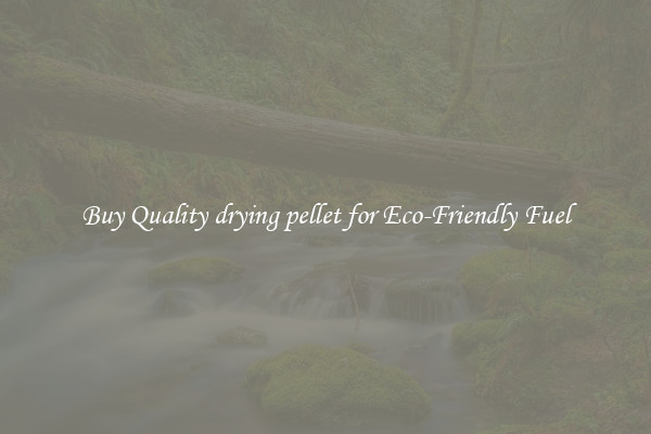 Buy Quality drying pellet for Eco-Friendly Fuel