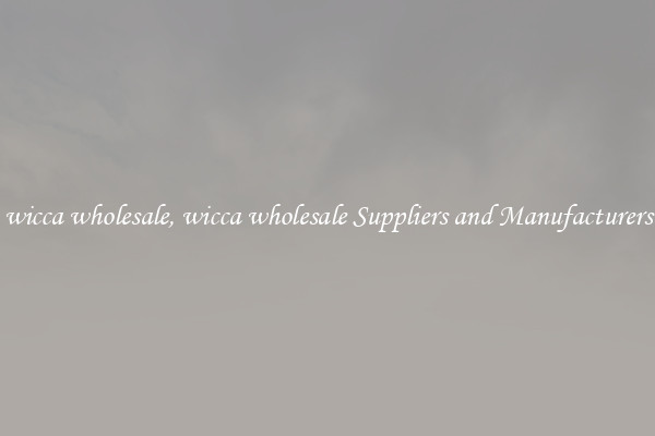 wicca wholesale, wicca wholesale Suppliers and Manufacturers