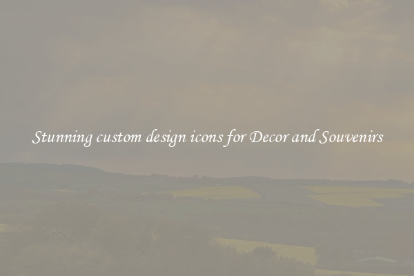 Stunning custom design icons for Decor and Souvenirs