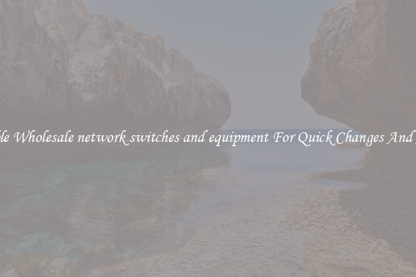 Reliable Wholesale network switches and equipment For Quick Changes And Access