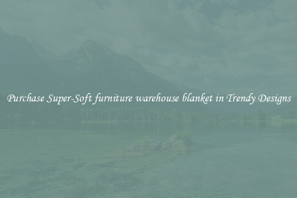 Purchase Super-Soft furniture warehouse blanket in Trendy Designs