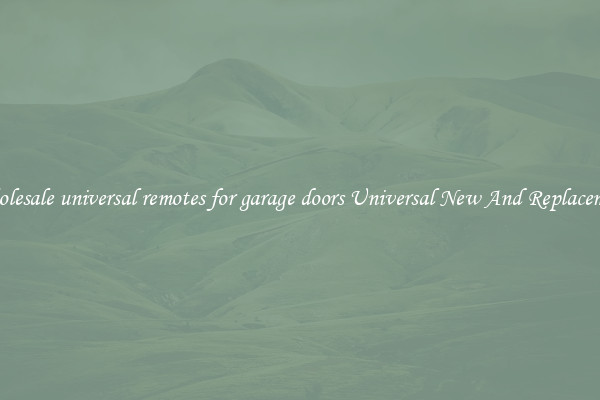 Wholesale universal remotes for garage doors Universal New And Replacement
