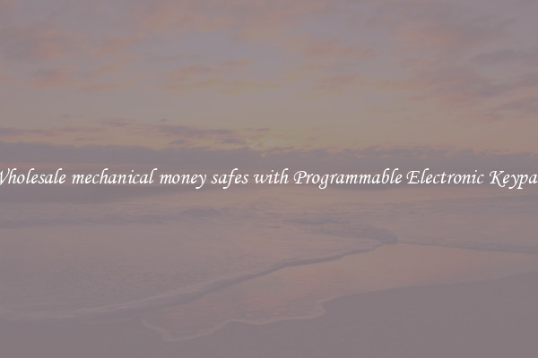 Wholesale mechanical money safes with Programmable Electronic Keypad 