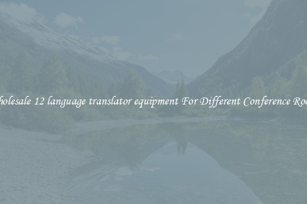 Wholesale 12 language translator equipment For Different Conference Rooms
