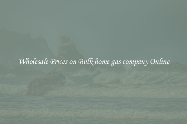 Wholesale Prices on Bulk home gas company Online